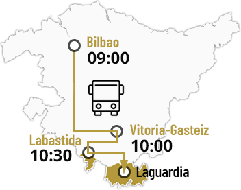 Salidas desde Bilbao y Vitoria-Gasteiz